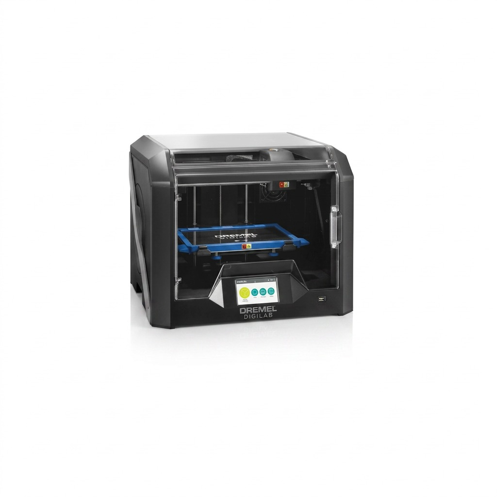 Dremel DigiLab 3D45 3D Printer isolated on a white background.
