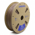 Pure high-resolution hero shot: 1.75mm diameter, 0.75kg Matte Brown 3PI PLA filament spool, clean and sharp product edges.