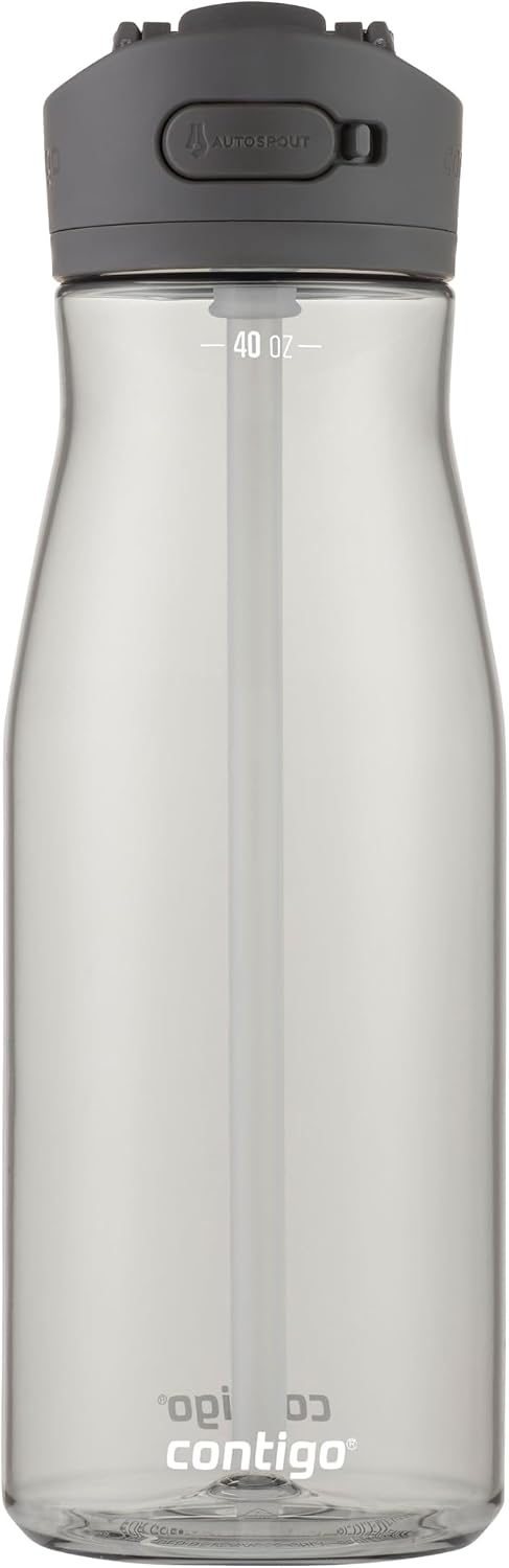 Contigo Ashland 2.0 Water Bottle with AUTOSPOUT Lid, 40 oz (1.18 L), Sake