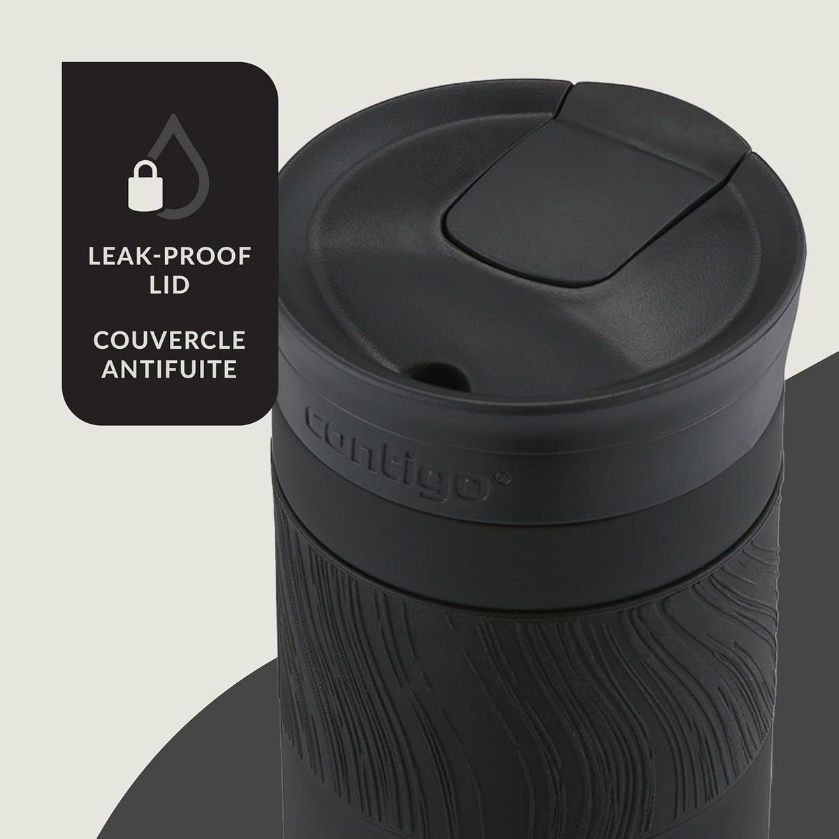 Contigo Byron 2.0 Travel Mug, SNAPSEAL Lid, 16 oz (473 mL), Sake & Juniper, 2-Pack - view 2
