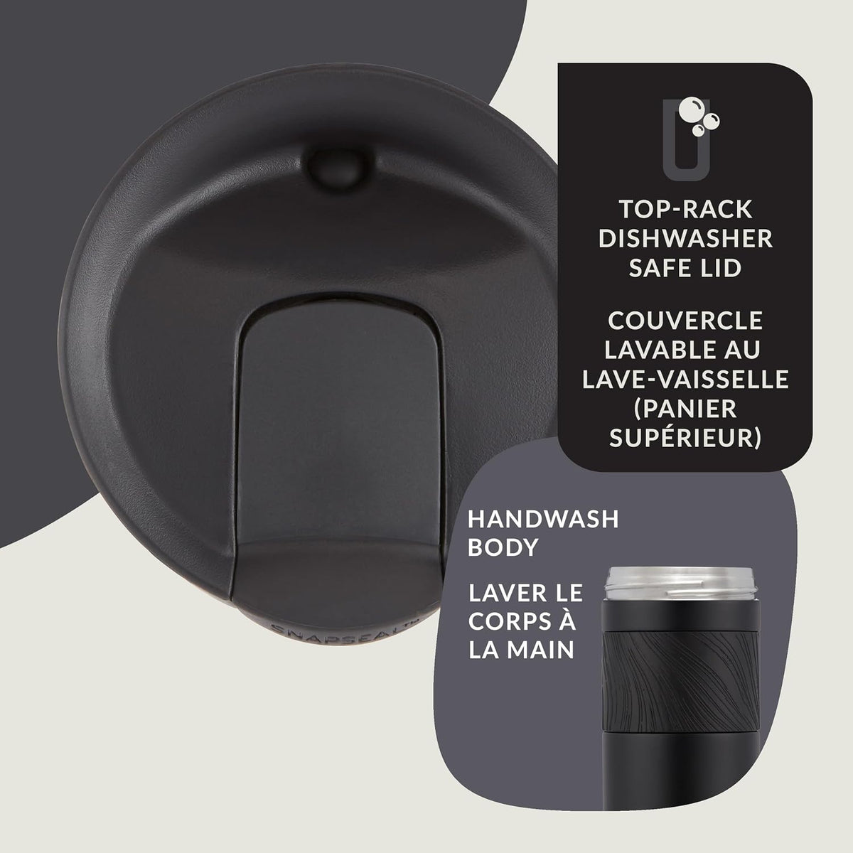 Contigo Byron 2.0 Travel Mug, SNAPSEAL Lid, 16 oz (473 mL), Sake & Juniper, 2-Pack - view 4