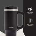 Contigo Streeterville Insulated Tumbler with Handle & Straw, 30 oz (887 mL), Licorice - view 4