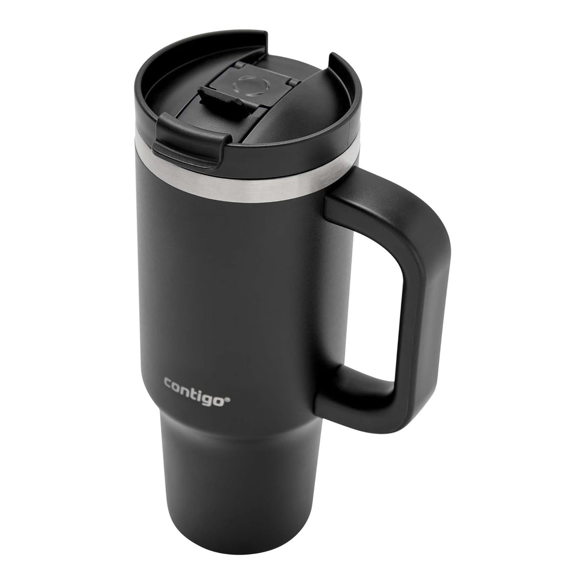 Contigo Streeterville Insulated Tumbler with Handle & Straw, 30 oz (887 mL), Licorice - view 9