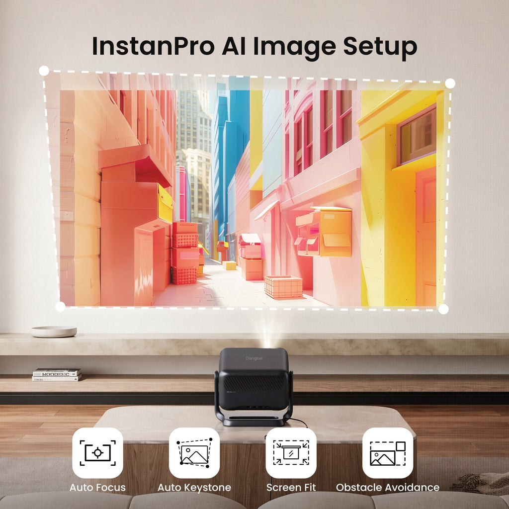Dangbei N3 Max 1080p Smart Projector with VIDAA OS, Netflix & 180° Gimbal Stand - view 6